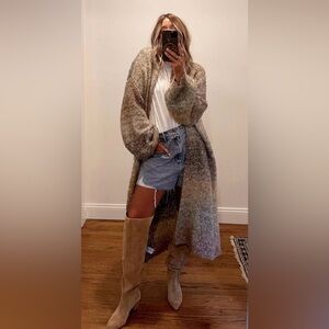 Anthropologie ombre cardigan